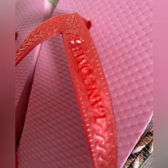 NWOT Lancôme pink flip flops M/L & NEW SEALED Absolue crème fondante soft cream - Picture 8 of 10